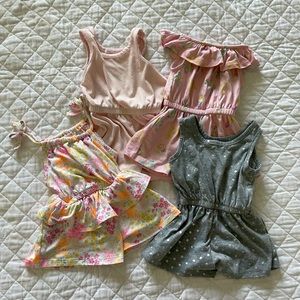 3-6 Month Baby Girl Romper Bodysuit